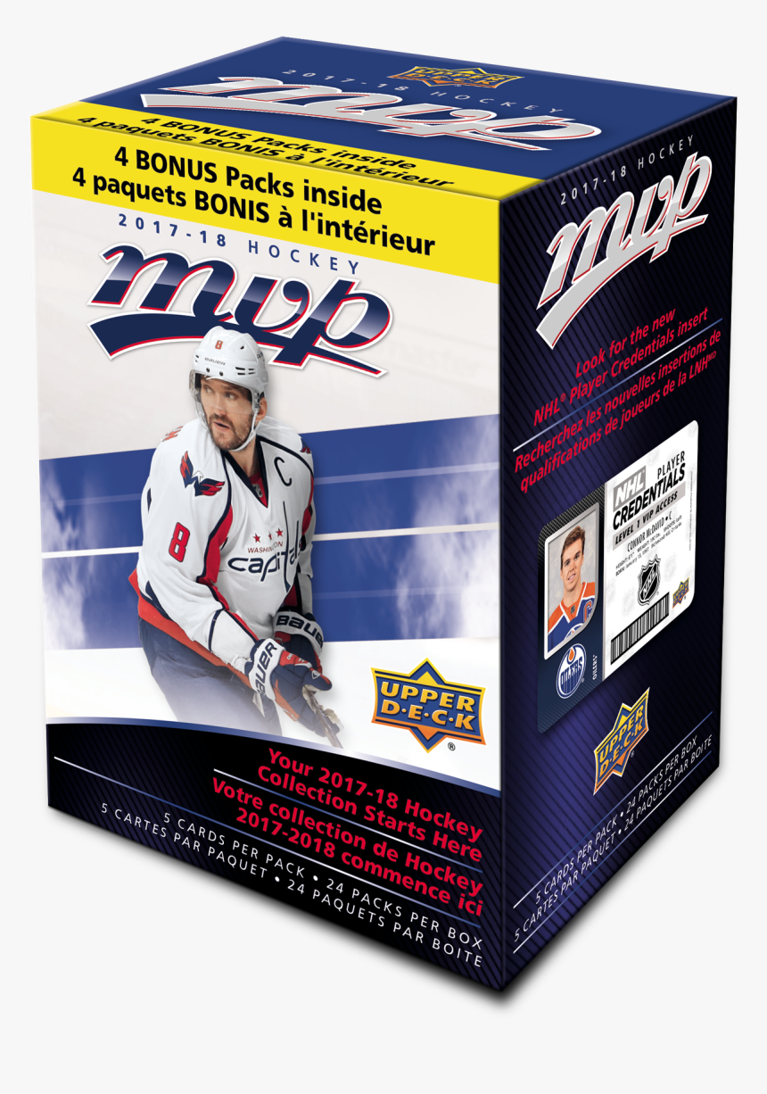 2017 18 Upper Deck Mvp Box, HD Png Download