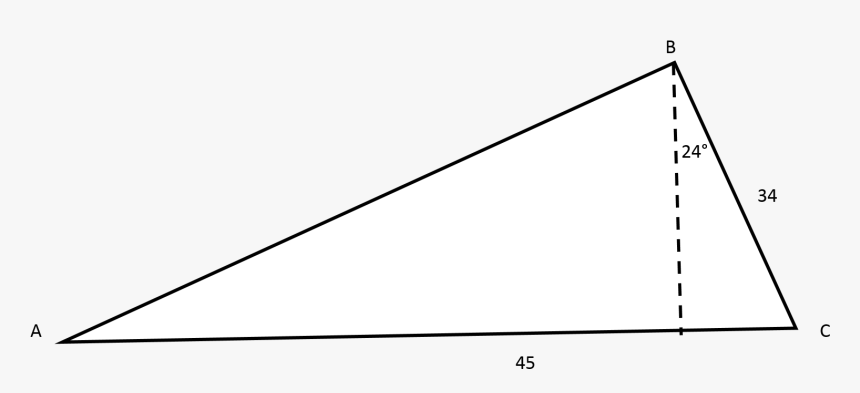 Black Triangle Shape Png - Angle, Transparent Png