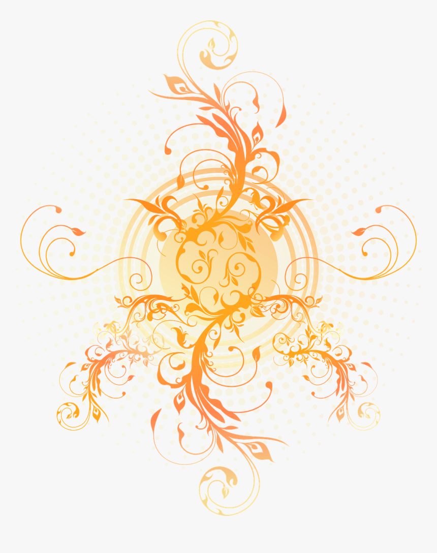 Color Naranja Vector Png , Png Download - Fantasy Sun Symbol, Transparent Png