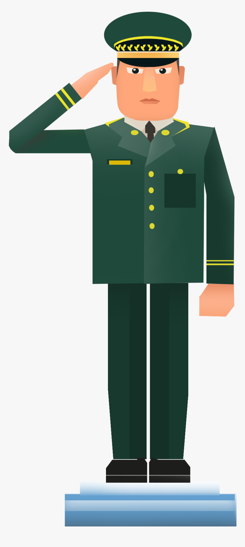 Hand Painted Military Liberation Army Salute Png And - Salute Hd, Transparent Png