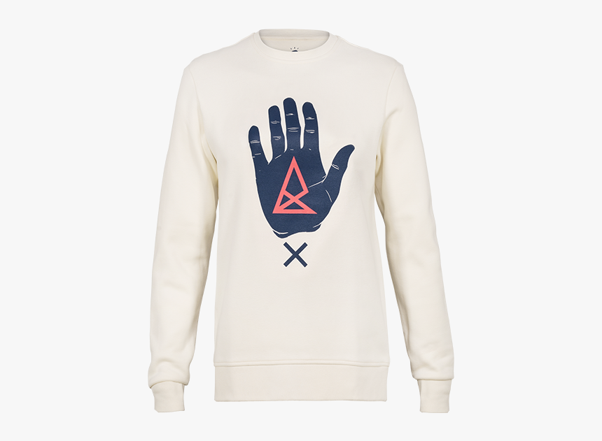 Hand Crew Sweater Girls - Sign, HD Png Download