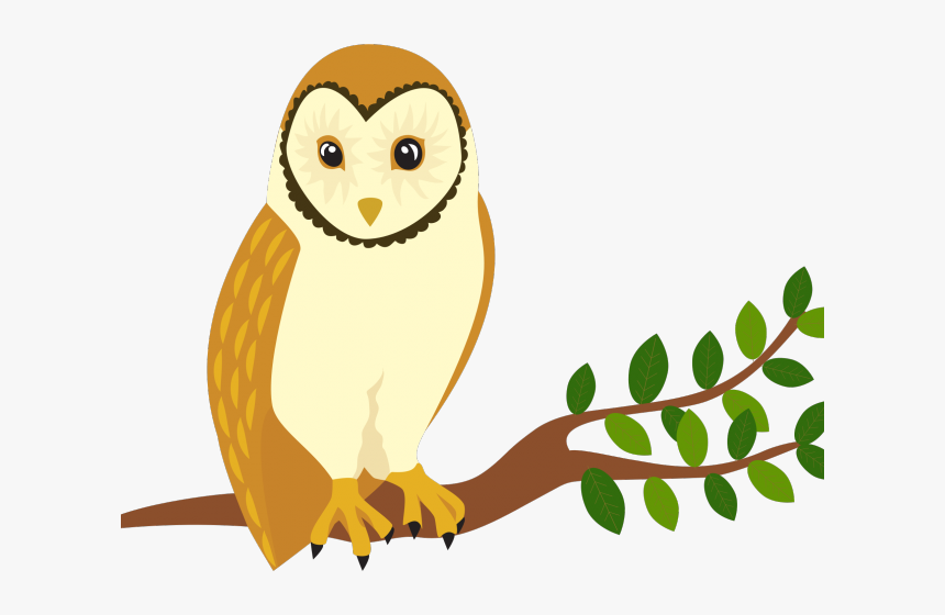 Bird Of Prey Clipart Barn Owl - Bird Perch Clip Art, HD Png Download