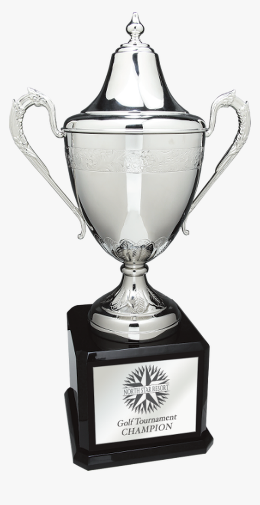 Swatkins Silver Hand-crafted Cup On Black Royal Piano - Trophy, HD Png Download