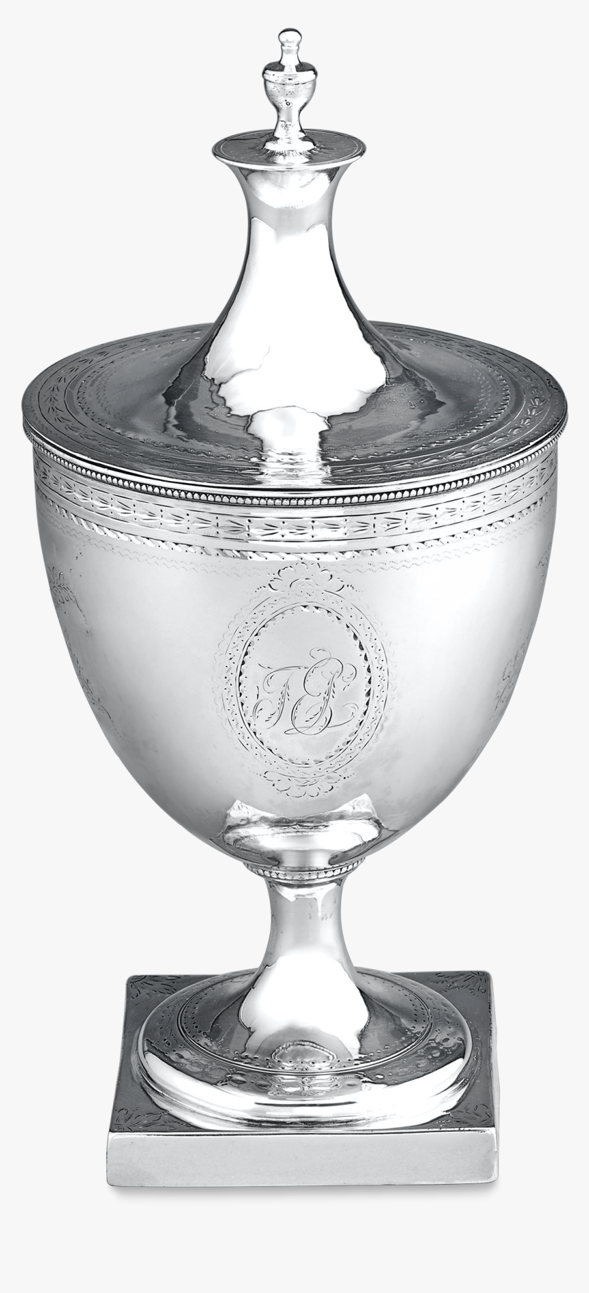 Georgian Silver Sugar Vase And Cover, HD Png Download