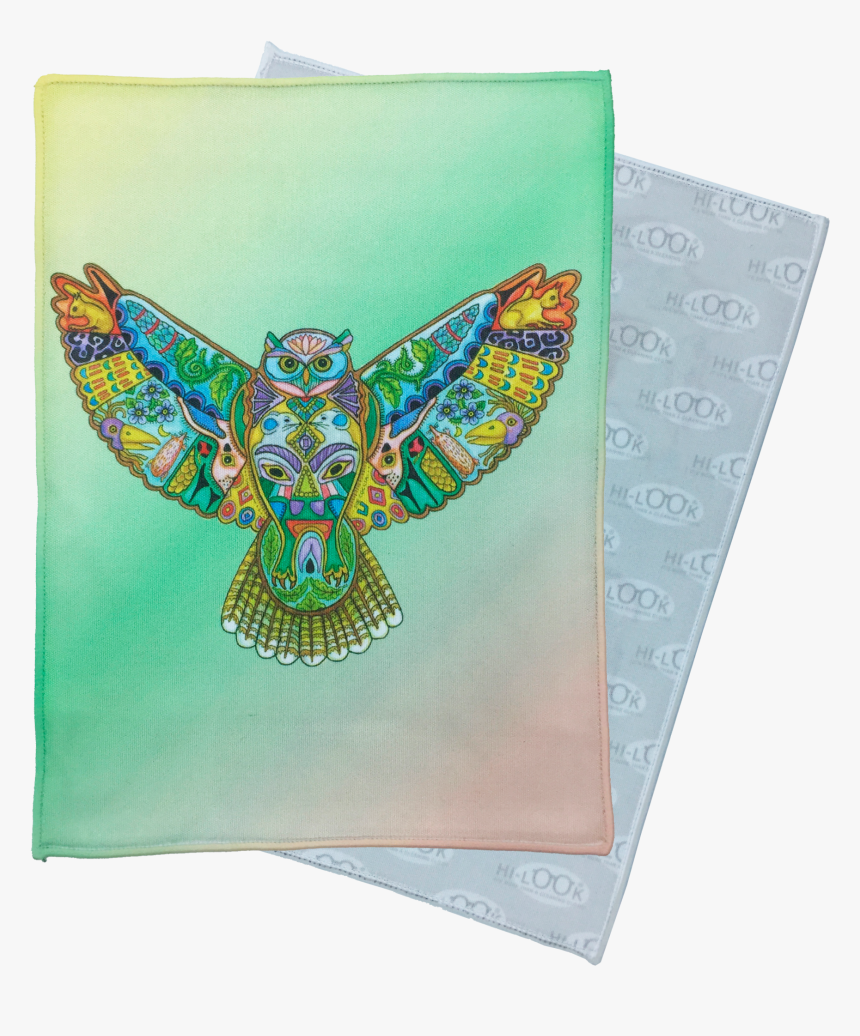 Great Horned Owl Microfiber Cleaning Cloth 
 Data-zoom - Eagle, HD Png Download