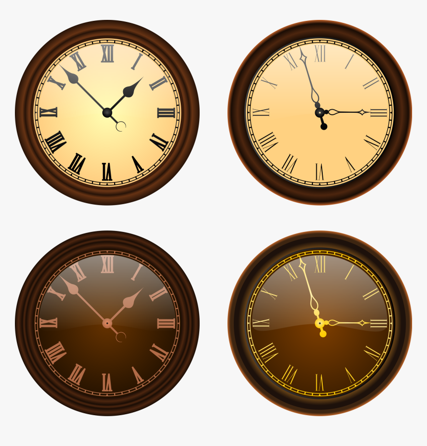 Png Free Stock Clock Svg Old - Clock, Transparent Png