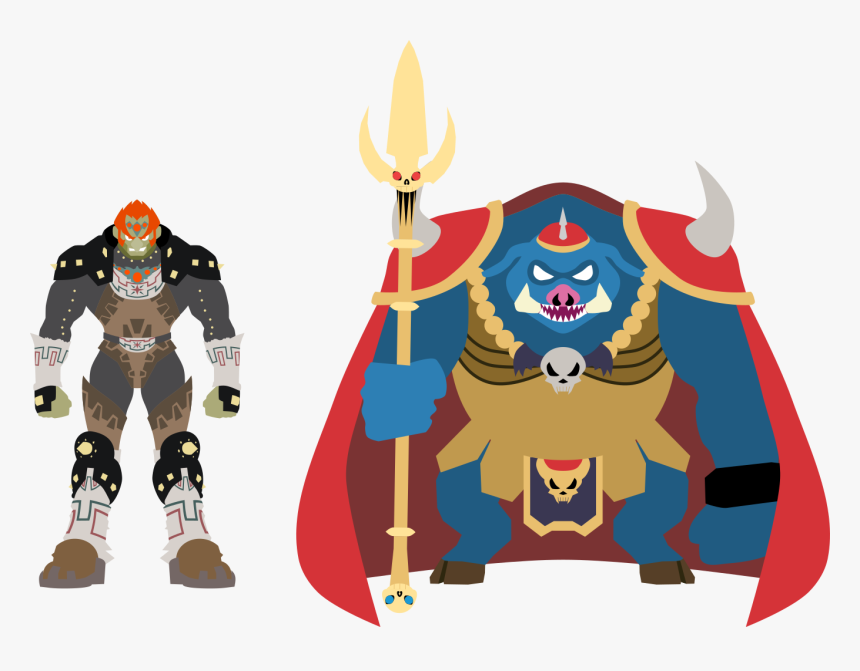 Ganon Is Still Technically Ganondorf - Ridley And K Rool, HD Png Download