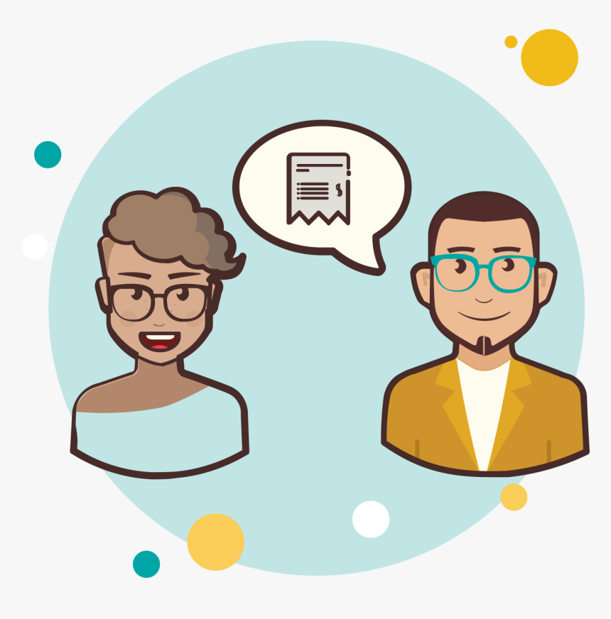 People Group Bill Icon - Cartoon, HD Png Download