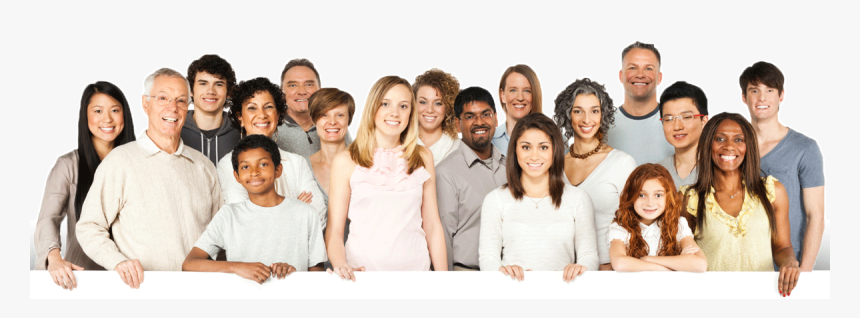 People Group Diverse , Png Download - People Of Different Ages And Races, Transparent Png