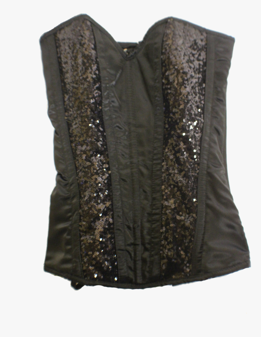 Steel Boned Sequin Molded Full Bust Corset - Blouse, HD Png Download