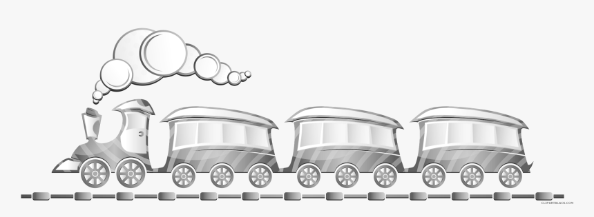 Svg Clipartblack Com Transportation Free - Blue Train Clip Art, HD Png Download