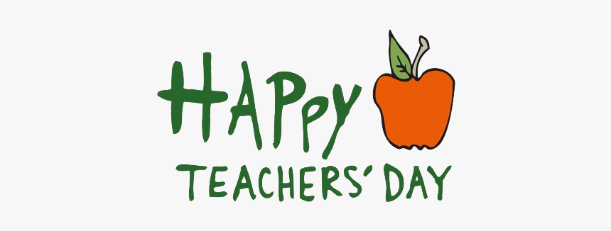 Teachers Day Computer File - Happy Teachers Day Word Art Png, Transparent Png