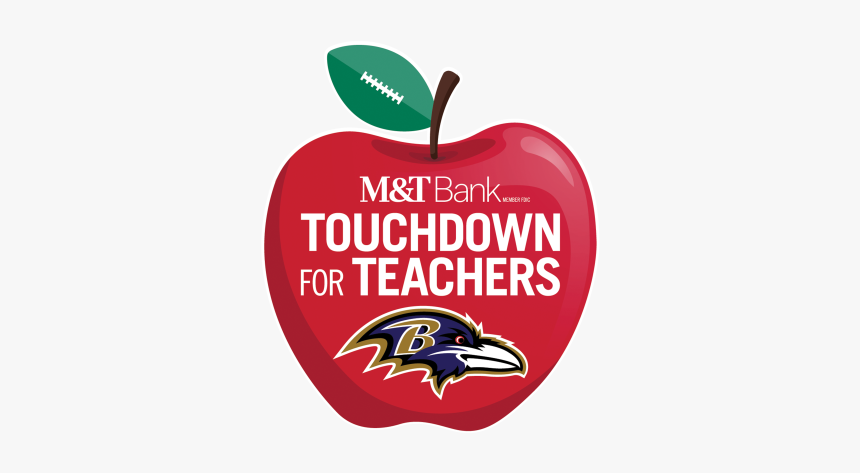 Touchdownforteacherslogo - Baltimore Ravens, HD Png Download