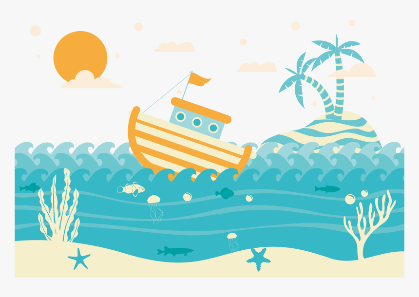 Free Png Beach - Green Eggs And Ham Seaside, Transparent Png