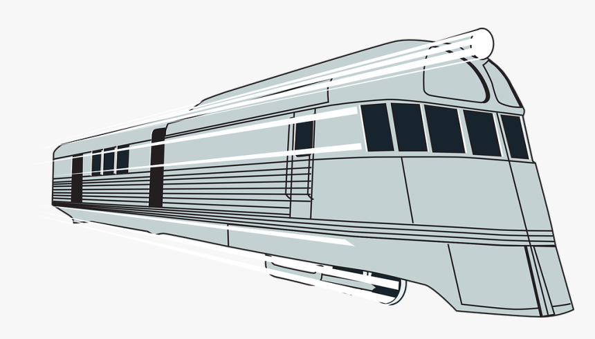 Transparent Train Clipart - Train Silver Clipart, HD Png Download