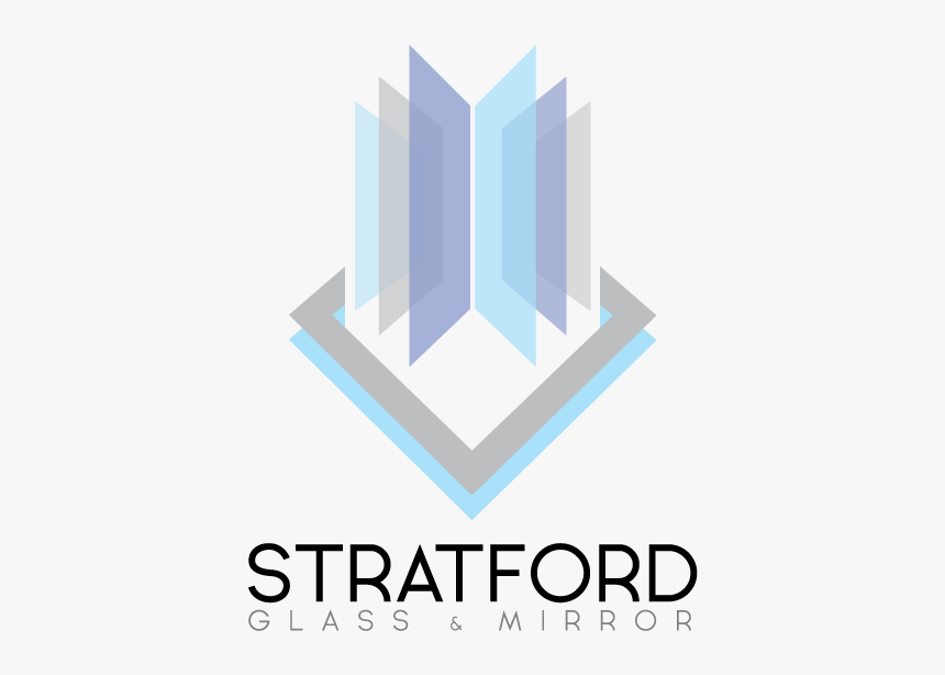 Stratford Glass Logo - Glass And Mirror Logos, HD Png Download