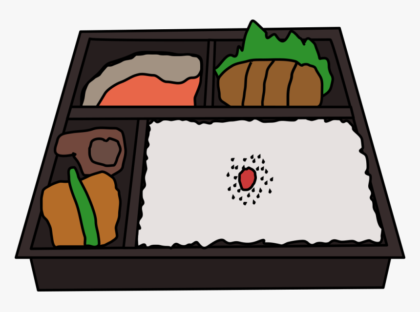 Bento Lunchbox - Japanese Lunch Clipart, HD Png Download