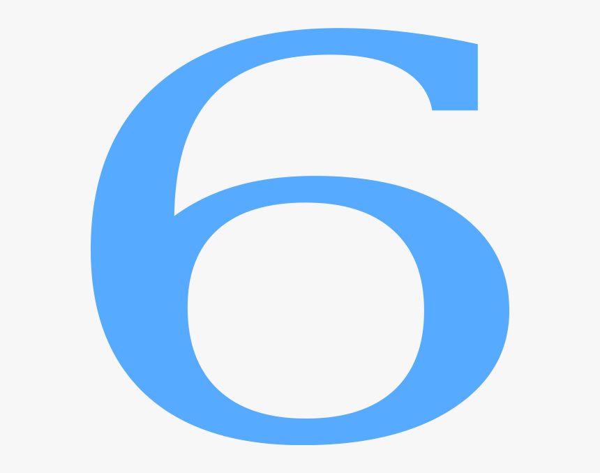 6 Countdown Svg Clip Arts - Clip Art 6, HD Png Download