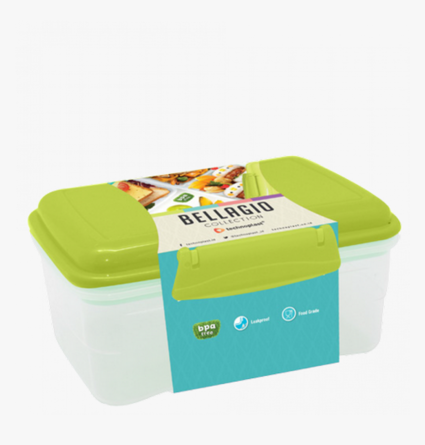 New Bellagio Lunch Box Recta 900 Ml - Box, HD Png Download