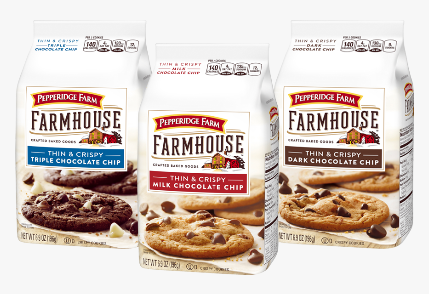 Pepperidge Farm Thin And Crispy Dark Chocolate Chip, HD Png Download