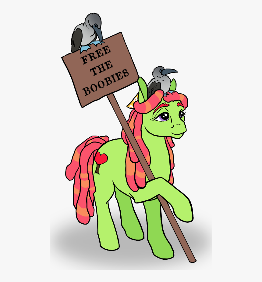 Quoting Mungo, Bird, Booby, Earth Pony, Pony, Protest, - Cartoon, HD Png Download