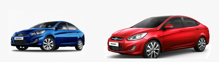Hyundai Accent Blue 2012, HD Png Download