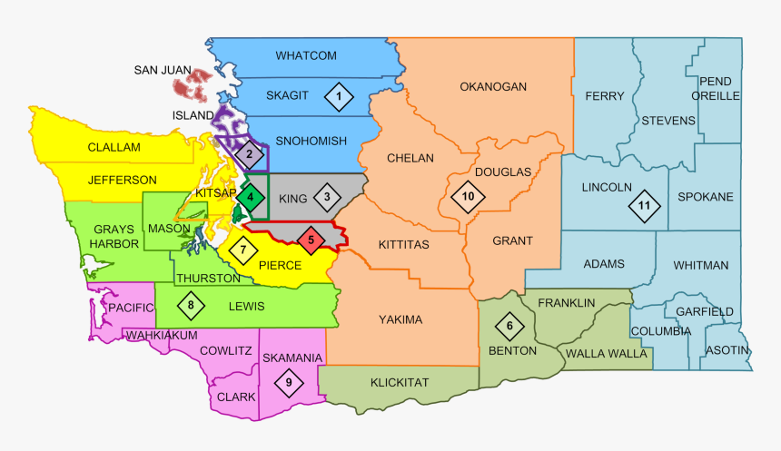 Washington Deca Areas, HD Png Download