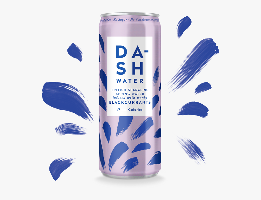 Bursting Onto The Scene Blackcurrant Dash Water New - Dash Water, HD Png Download