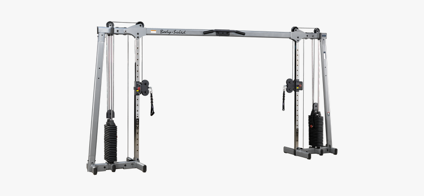 Body Solid Gdcc250 Cable Crossover Dual Stack Machine - Body-solid Deluxe Cable Crossover Gdcc250, HD Png Download