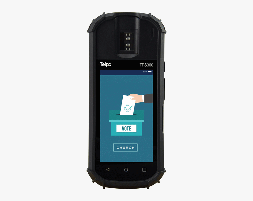 Handheld Fingerprint Pos - Smartphone, HD Png Download