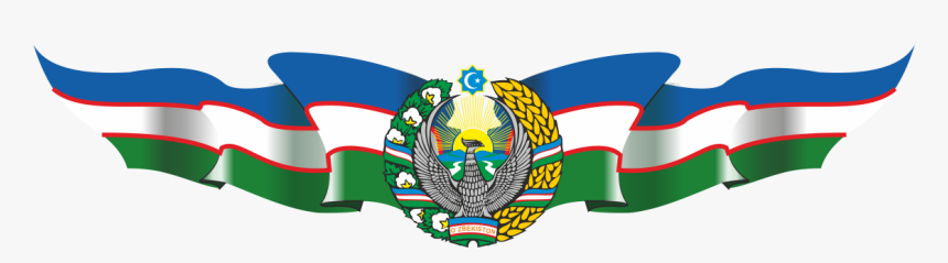 Flag And Emblem Of Uzbekistan, HD Png Download