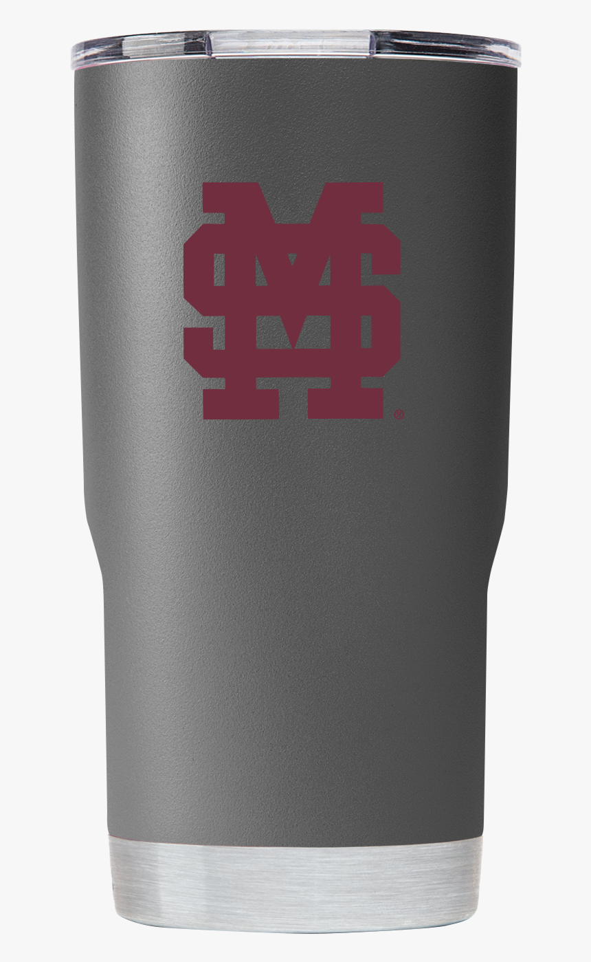 Mississippi State 20 Oz Gray Stacked Ms Tumbler - Caffeinated Drink, HD Png Download