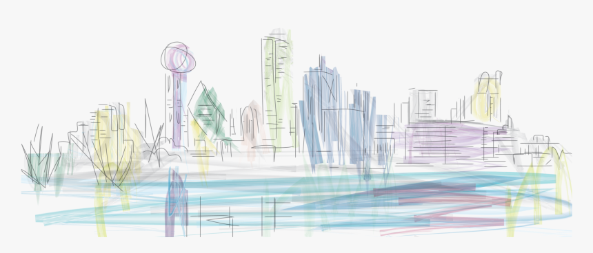 Dallas Skyline Png , Png Download - Dallas, Transparent Png