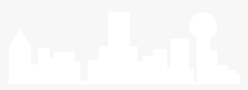 Dallas Skyline In Black , Png Download - Downtown Dallas Skyline Png, Transparent Png