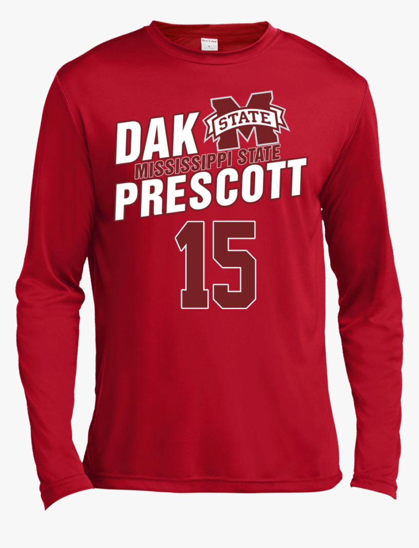 Dak Prescott Mississippi State Shirt - Long-sleeved T-shirt, HD Png Download