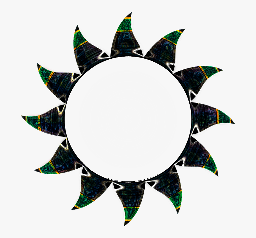 #soleil #tribal #cadre #sun #ftestickers #frame #frames - Cerebral Palsy Associated Disorders, HD Png Download