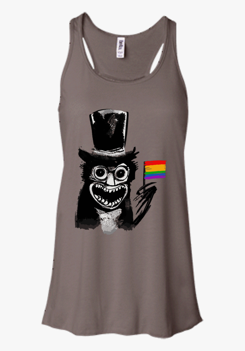 The B Stands For Babadook Shirt, Hoodie, Tank - Bella + Canvas Women's B8800 Flowy Racerback Tank, HD Png Download