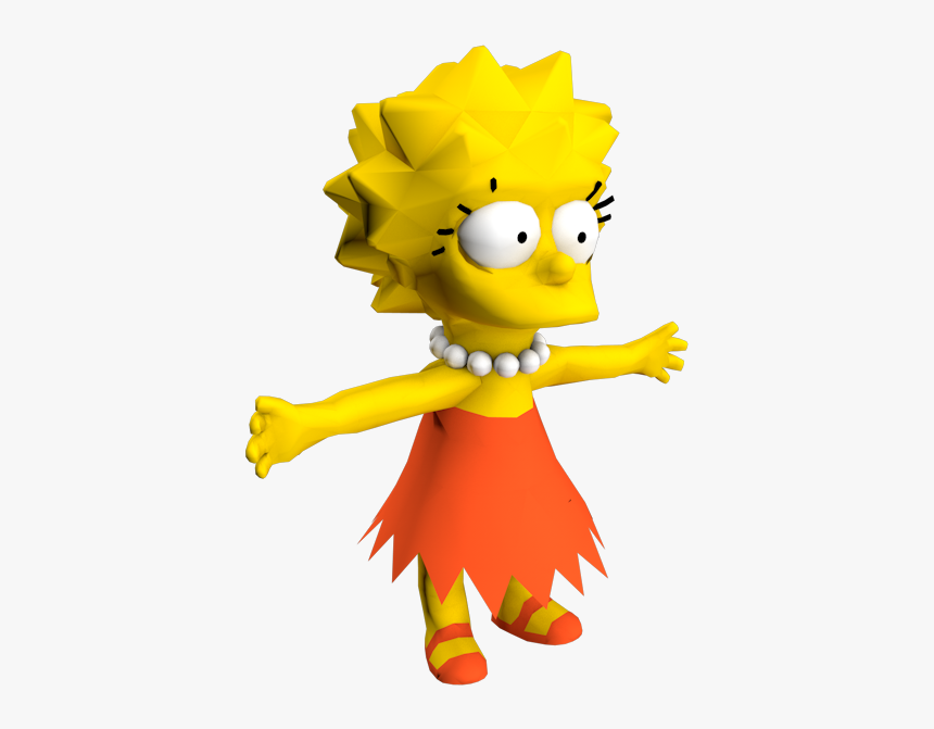 Download Zip Archive - Lisa Simpson T Pose, HD Png Download