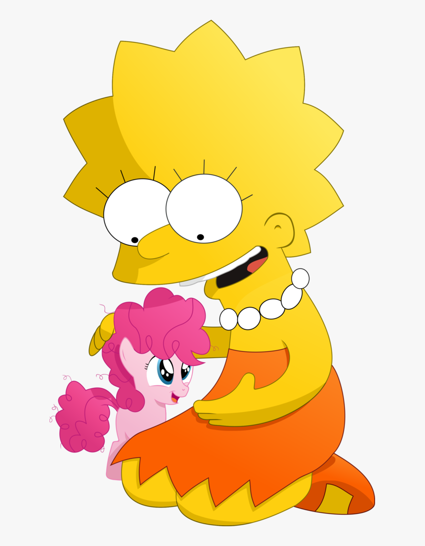 Kehrminator, Crossover, Filly, Lisa Simpson, Pinkie - Red Aesthetic Lisa Simpson, HD Png Download