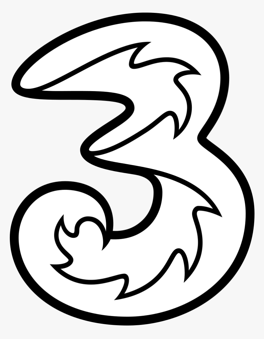 File - 3-brand - Svg - Wikipedia, The Free Encyclopedia - Drei Logo, HD Png Download