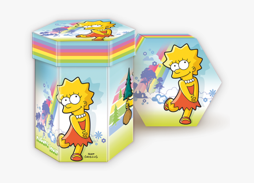 Stojánek Na Tužky S Víčkem Lisa Simpson - Cartoon, HD Png Download