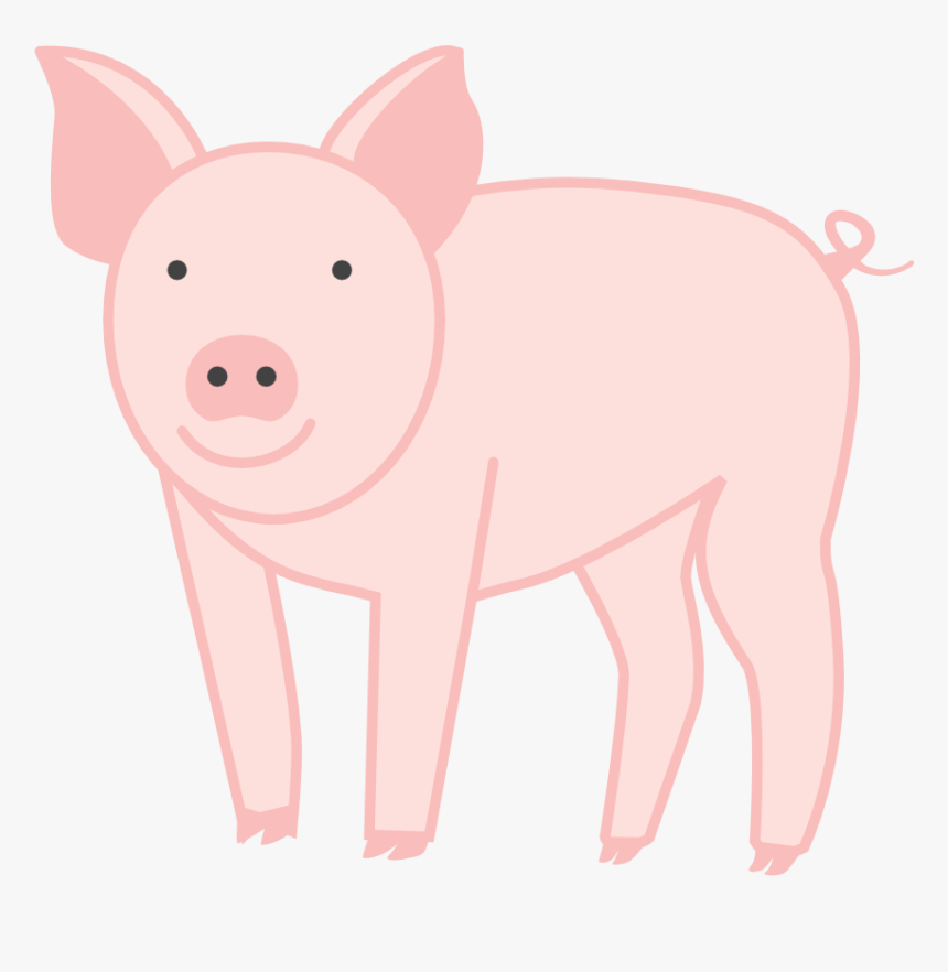 Domestic Pig, HD Png Download