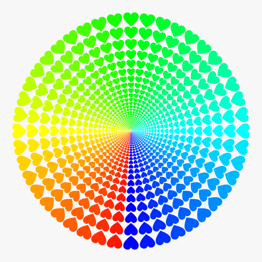 Spectrum Hearts Vortex - Drain Cover, HD Png Download