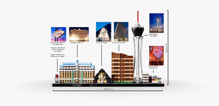 Lego Architecture Las Vegas, HD Png Download