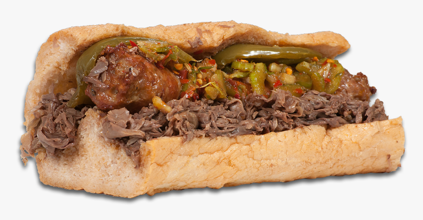 Picture - Beef And Sausage Sandwich, HD Png Download