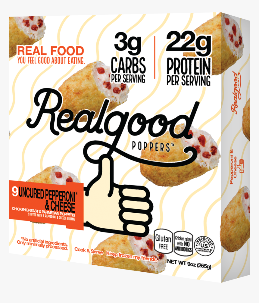 Real Good Foods Poppers, HD Png Download