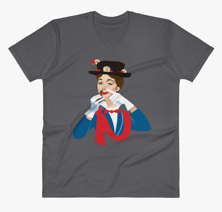 Mary Poppers V Neck Swish Embassy 
 Class - T-shirt, HD Png Download