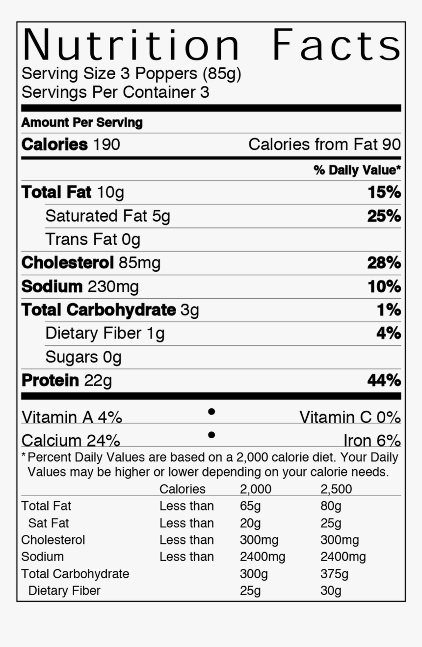 Real Good Foods Enchiladas Nutrition, HD Png Download