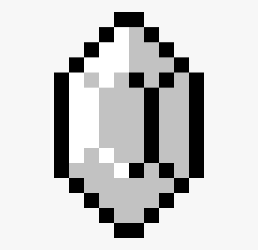 8 Bit Rupee Zelda, HD Png Download