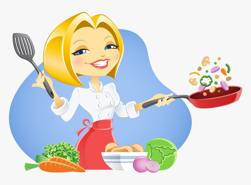 Png Clipart Source - Lady Chef Clipart, Transparent Png